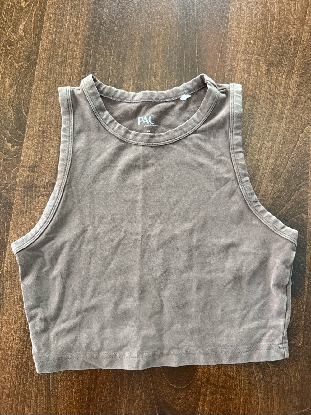 PacSun Women's Cropped Tank Top - Brown